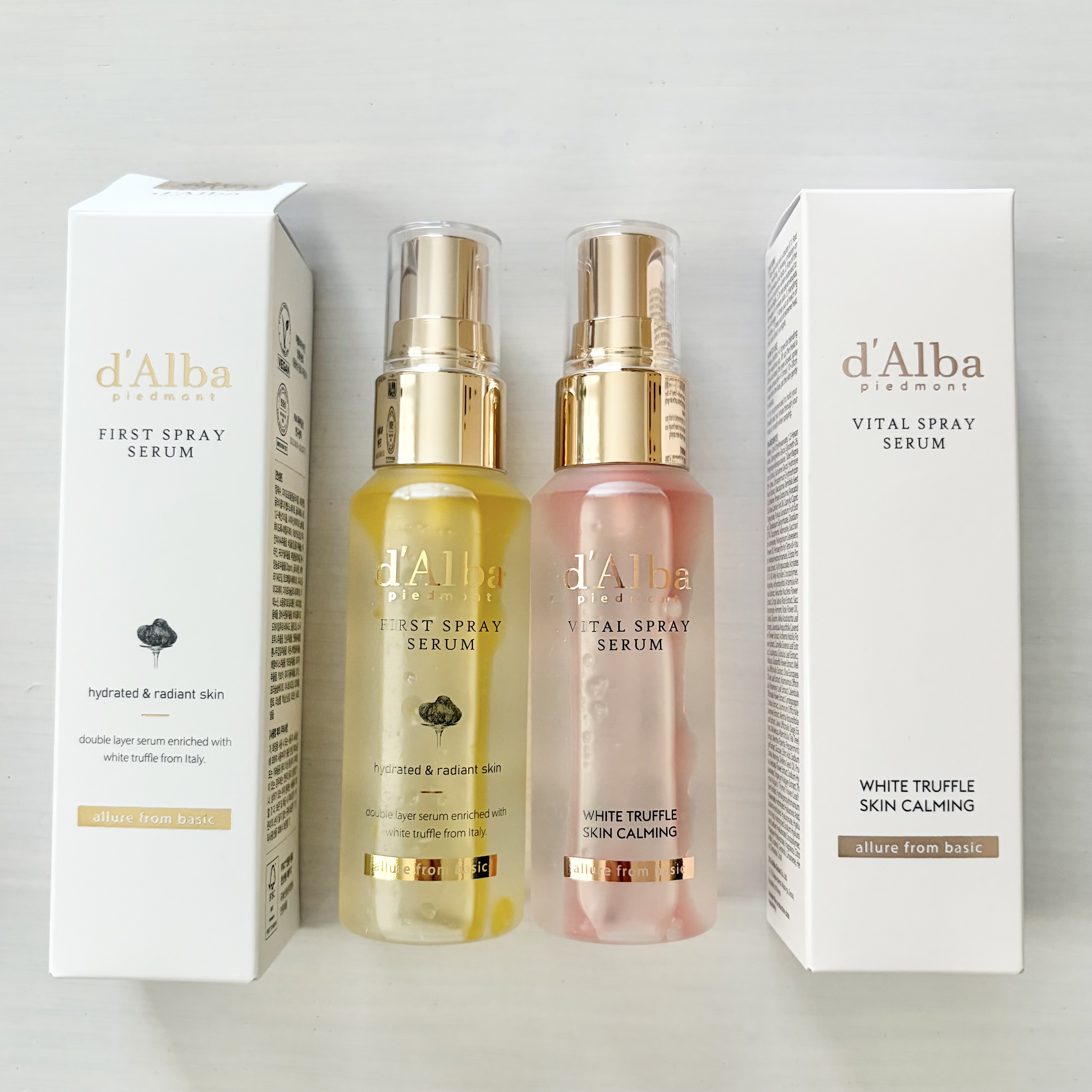 ダルバ ホワイトトリュフバイタルスプレーセラム/ダルバ/ミスト状化粧水を使ったクチコミ（2枚目）