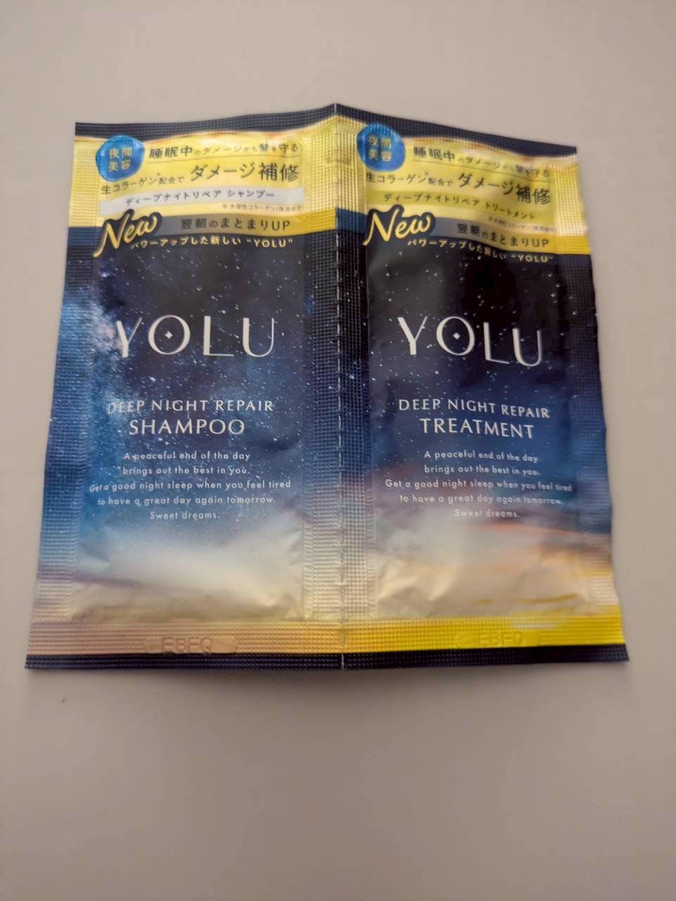 ディープナイトリペアシャンプー／トリートメント/YOLU/シャンプー・コンディショナーを使ったクチコミ（2枚目）