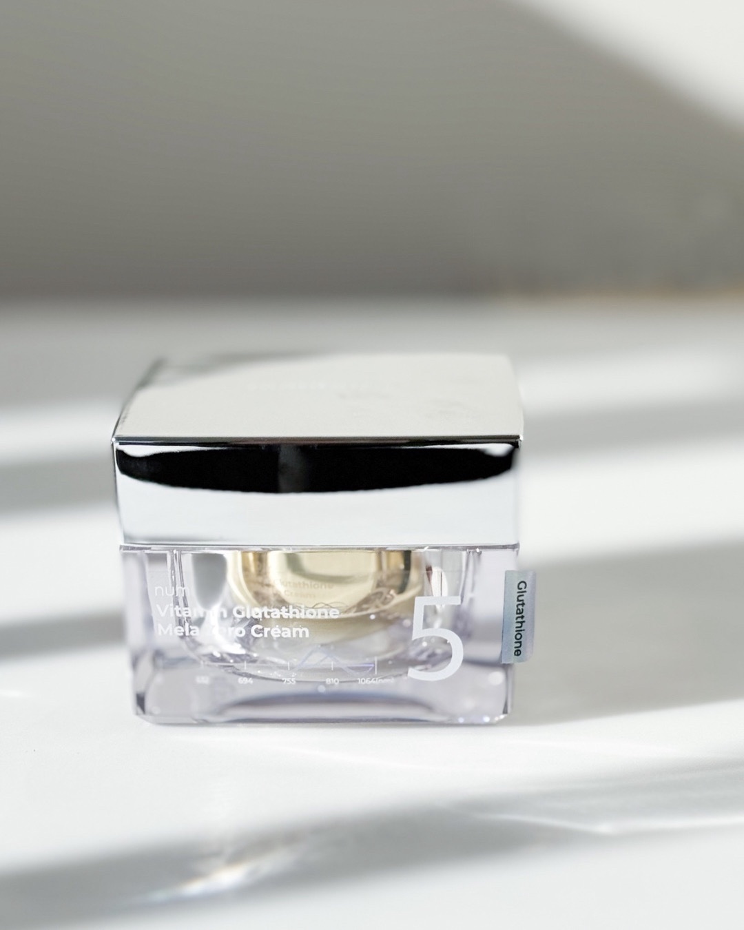 5番 白玉グルタチオンCメラゼロクリーム/numbuzin/フェイスクリームを使ったクチコミ（1枚目）