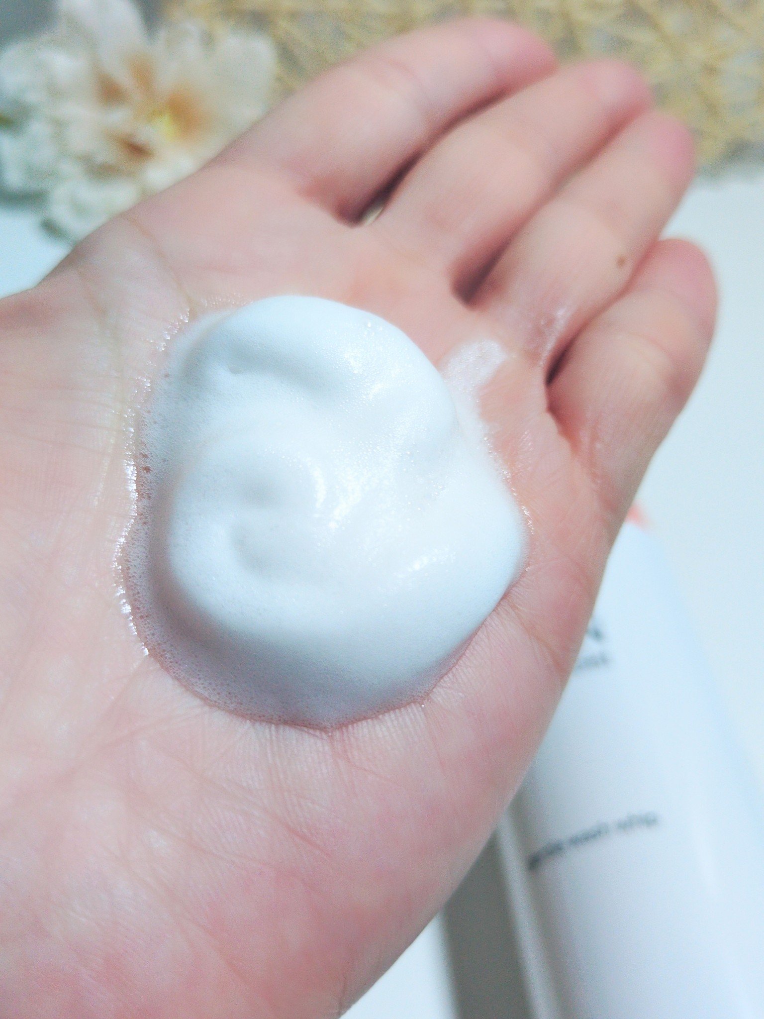 ミノン アミノモイスト ジェントルウォッシュ ホイップ/ミノン/泡洗顔を使ったクチコミ（2枚目）