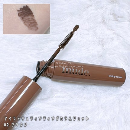 アイラッシュティンティングセラムショット/mude./その他スキンケアを使ったクチコミ(3枚目)