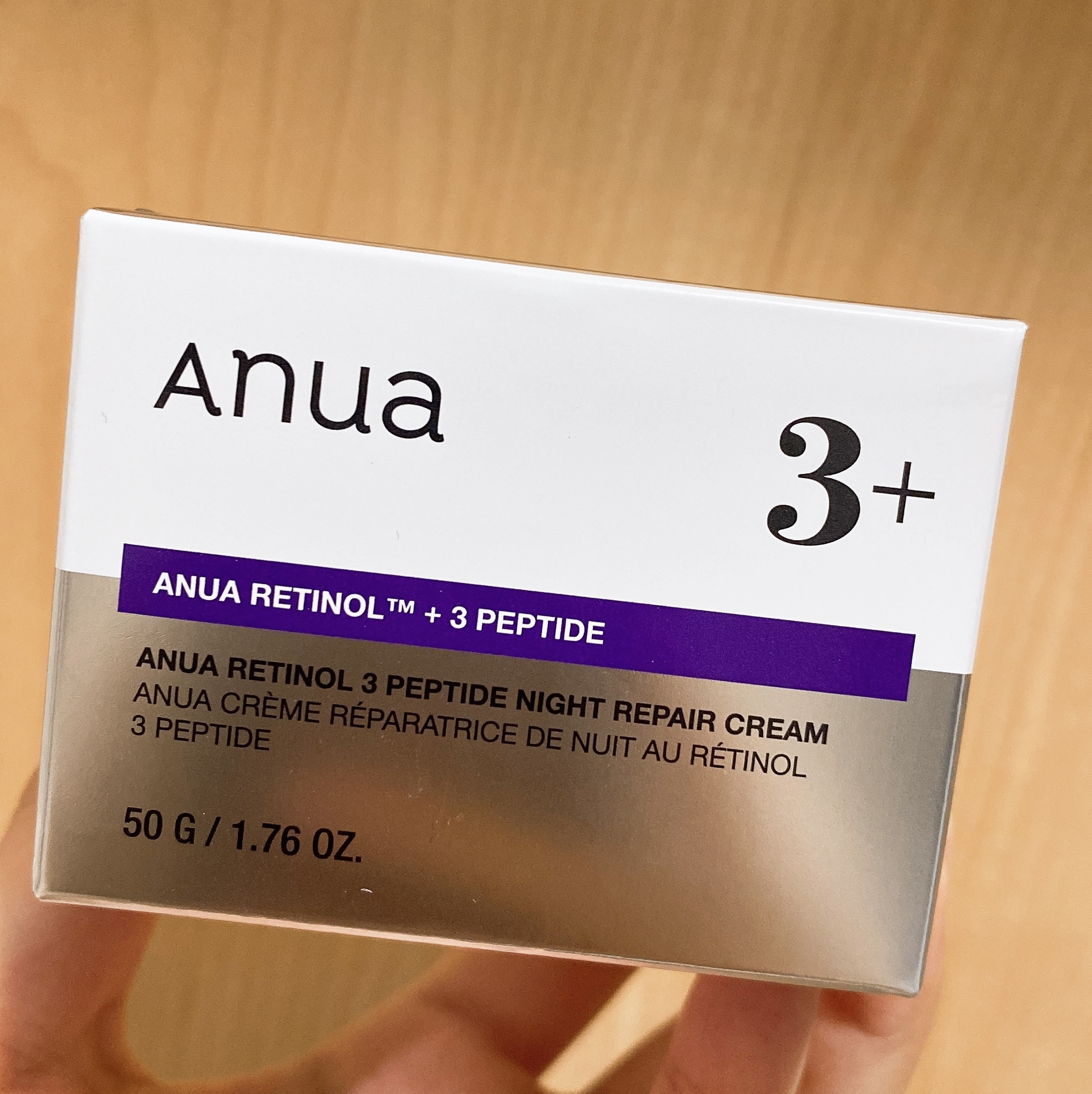 Anua レチノール 3ペプチドナイトリペアクリームのクチコミ「気になってたアヌアのレチノール
買って使ってみたのでレビューします🙌

✼••┈┈••✼••┈.....」（1枚目）