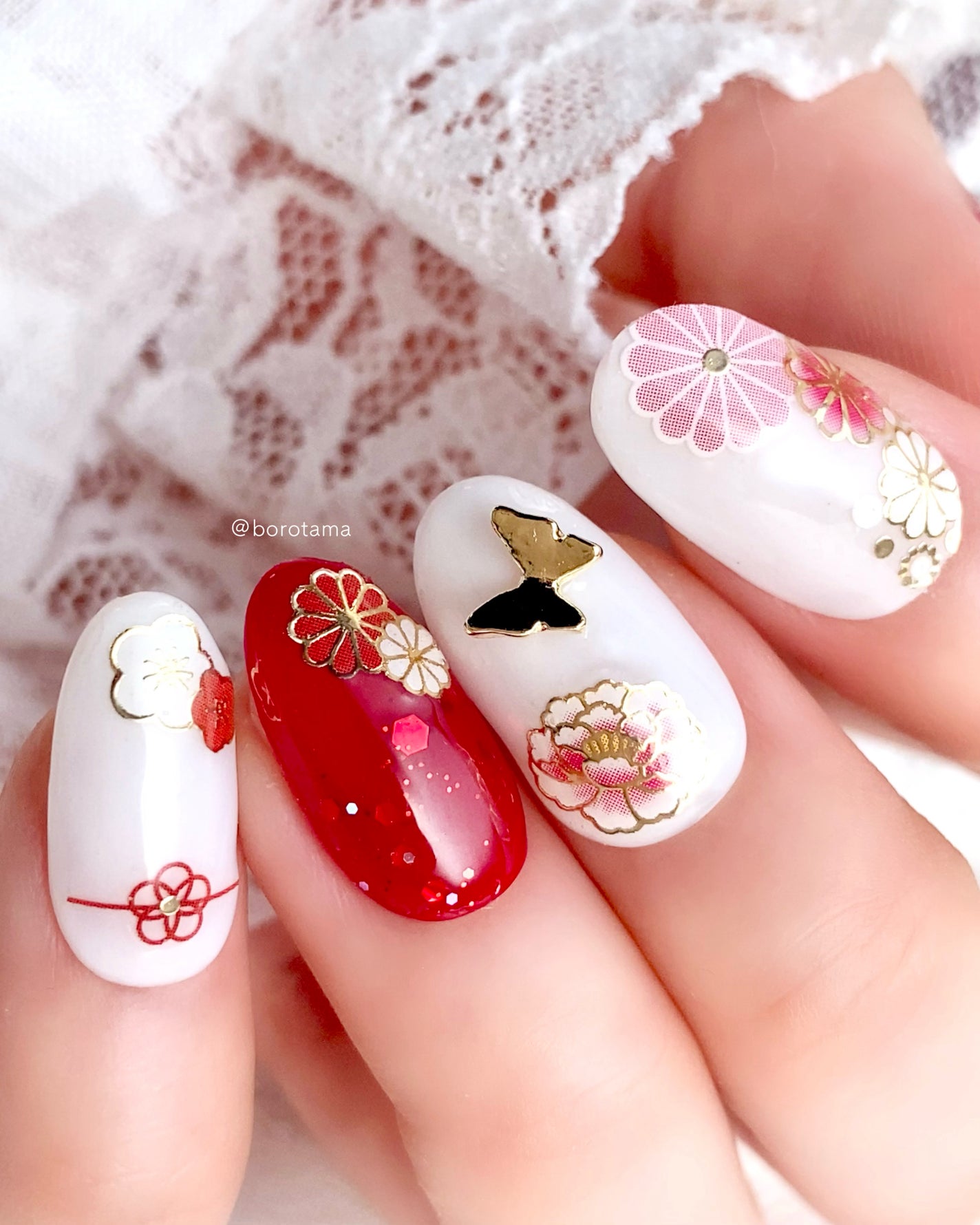 ネイルシール/キャンドゥ/ネイルシールを使ったクチコミ(5枚目)