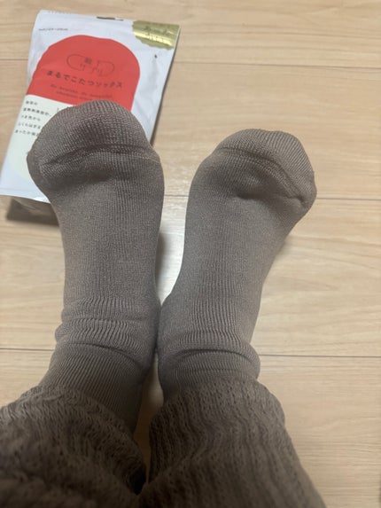 靴下サプリ まるでこたつ レディース ソックス/靴下サプリ/暖かい靴下を使ったクチコミ(2枚目)