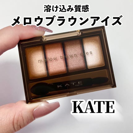 ケイト メロウブラウンアイズ/KATE/アイシャドウパレットを使ったクチコミ(1枚目)