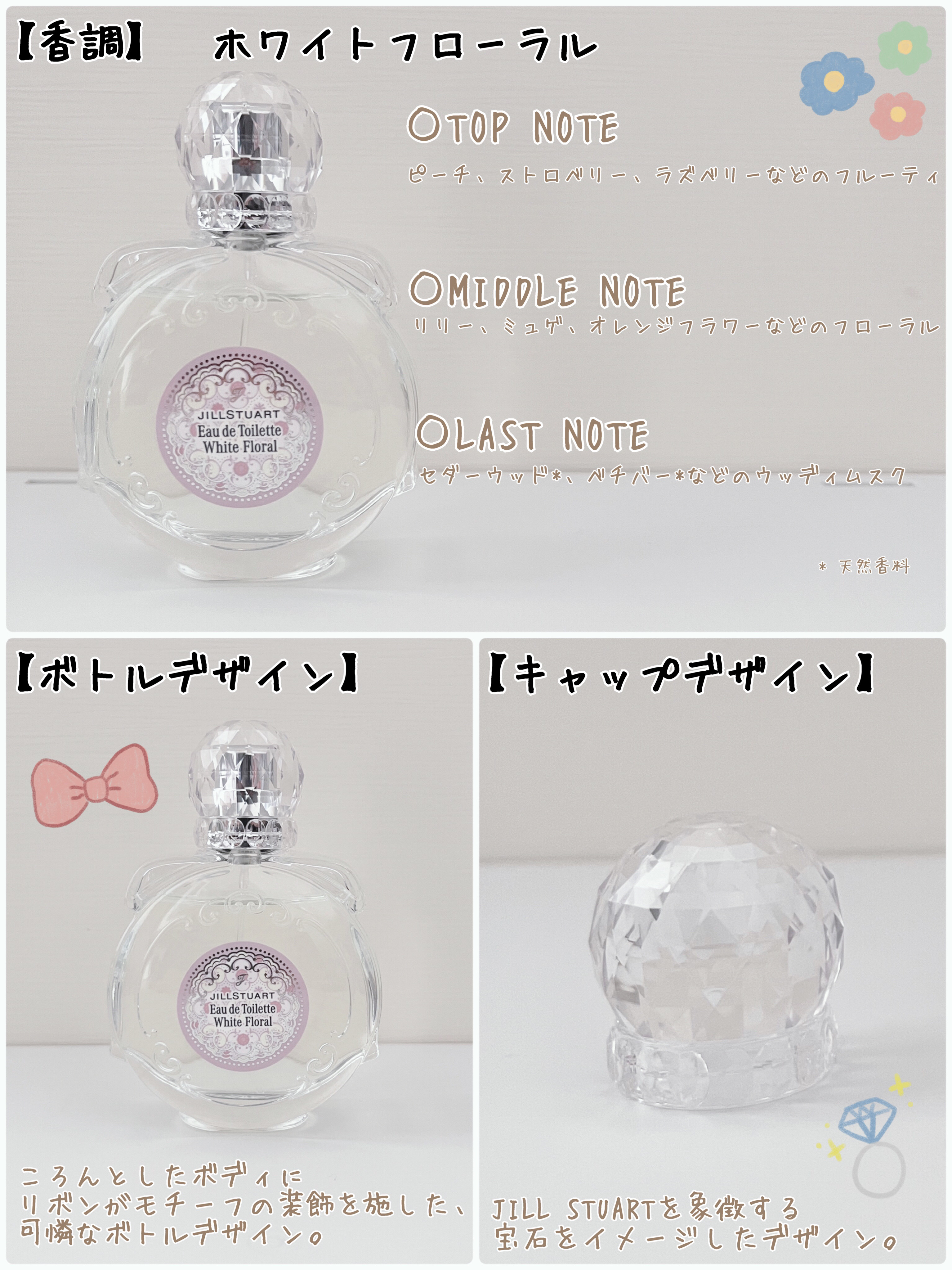 ジルスチュアート オード ホワイトフローラル/JILL STUART/香水(レディース)を使ったクチコミ（2枚目）