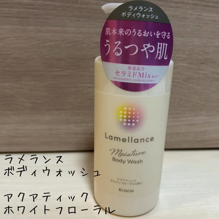 ボディウォッシュ アクアティックホワイトフローラル ポンプ(480ml)/ラメランス/ボディソープの画像