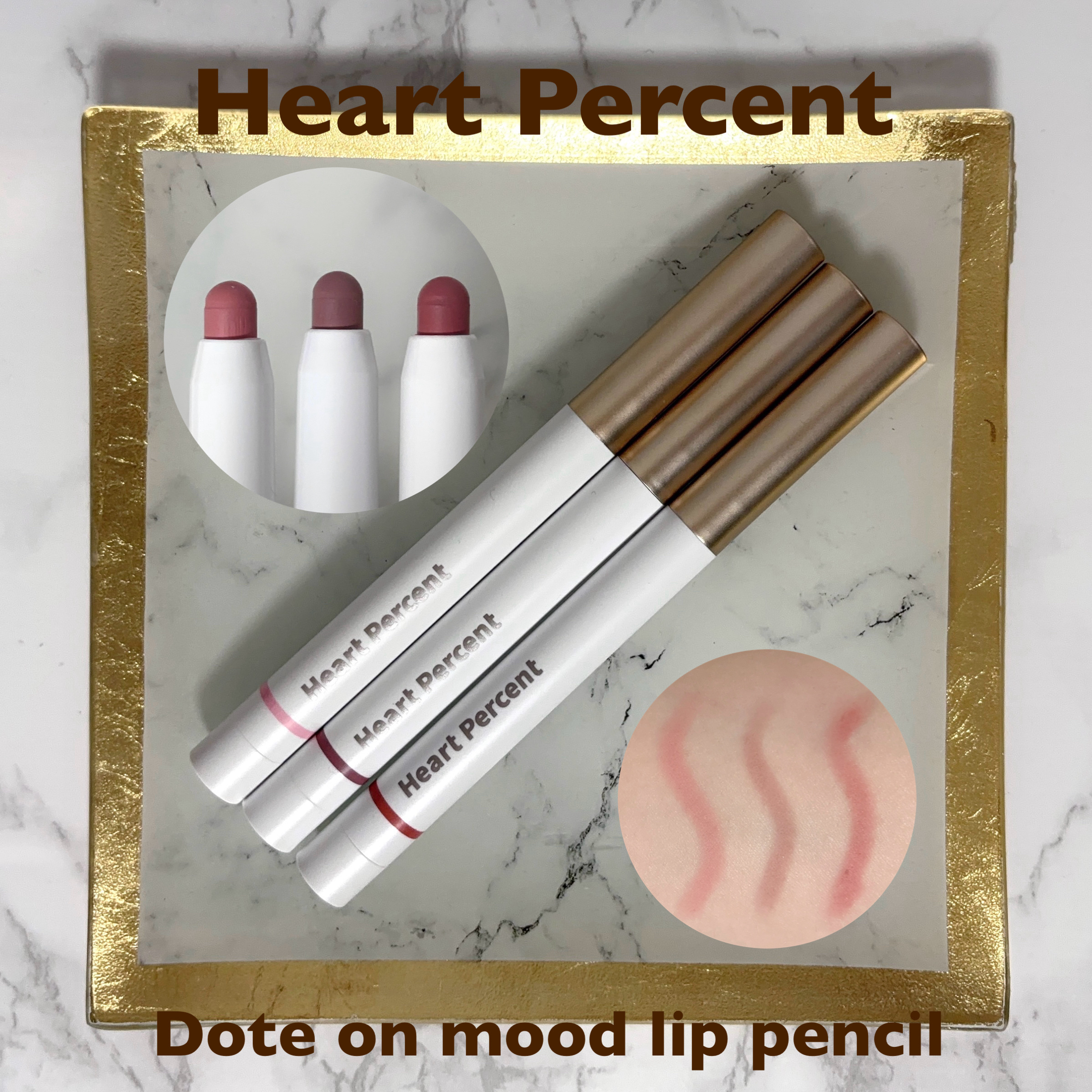 ドットオンムードリップペンシル 08 クラウディーモーブ/Heart Percent/リップライナーを使ったクチコミ（1枚目）