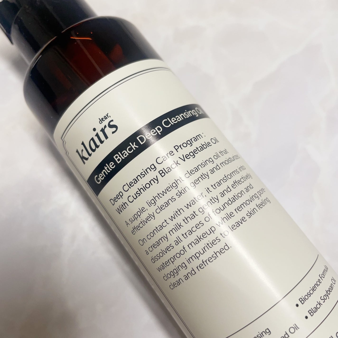 ジェントルブラックディープクレンジングオイル(150ml)/Klairs/オイルクレンジングを使ったクチコミ(2枚目)