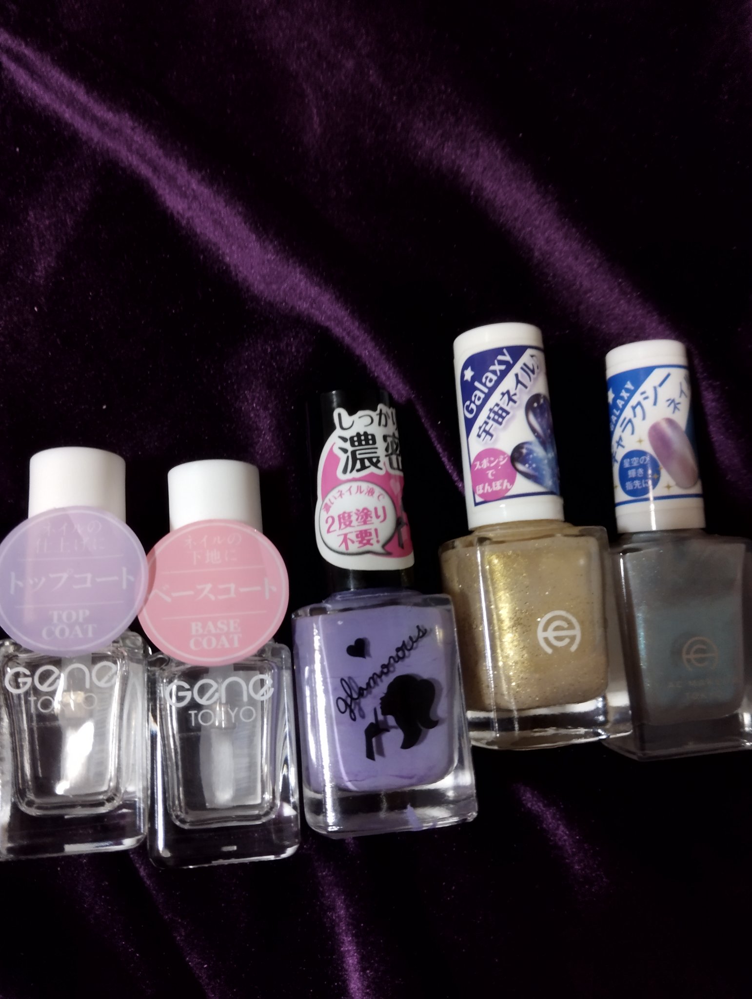 AT濃密グラマラス/セリア/マニキュアを使ったクチコミ（1枚目）