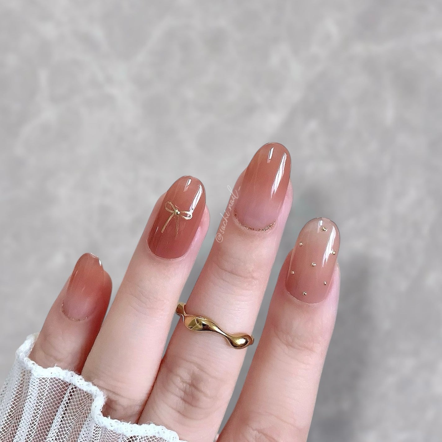 ネイル エナメル 細筆タイプ/ちふれ/マニキュアを使ったクチコミ(6枚目)