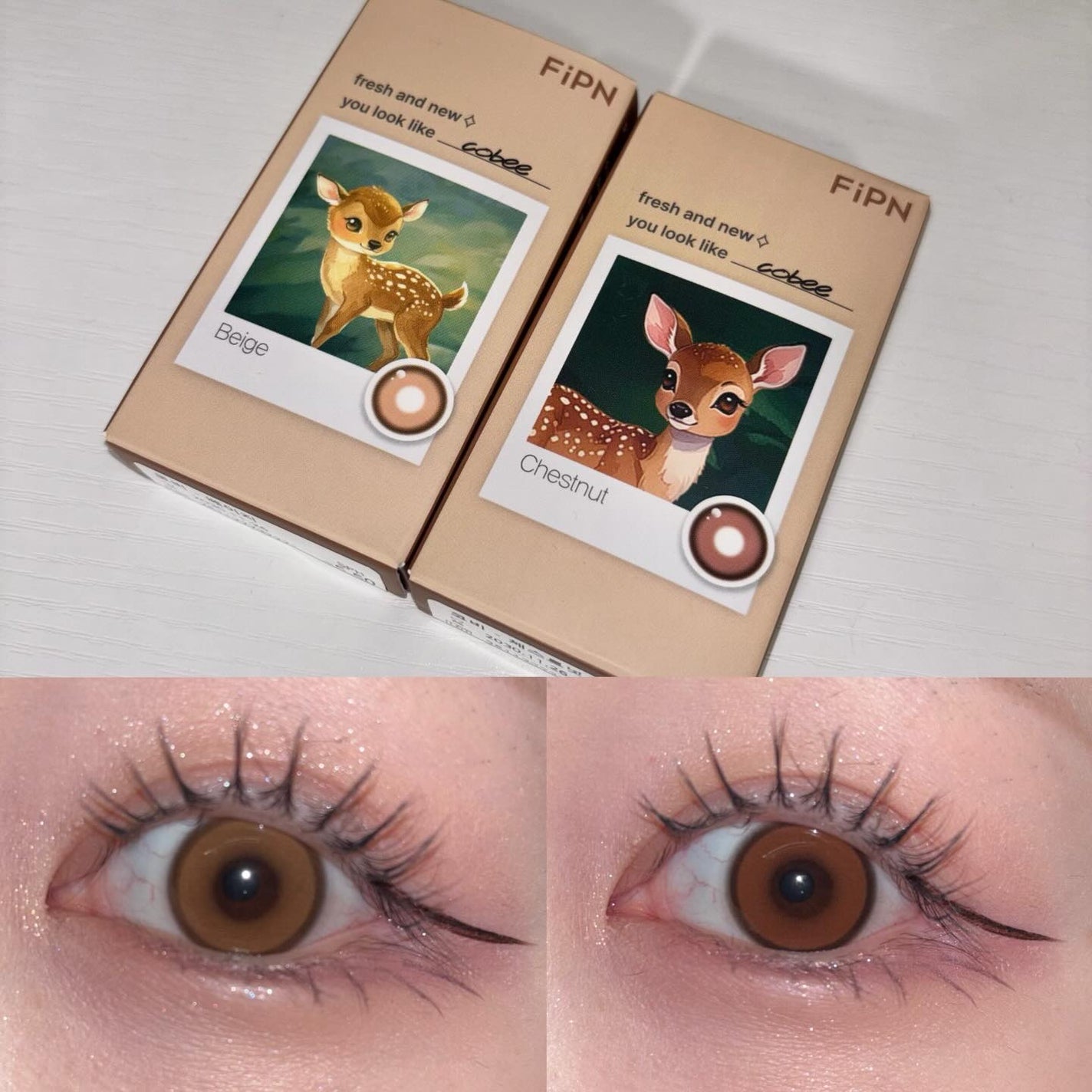 Cobee/myfipn/1ヶ月(1MONTH)カラコンを使ったクチコミ(5枚目)