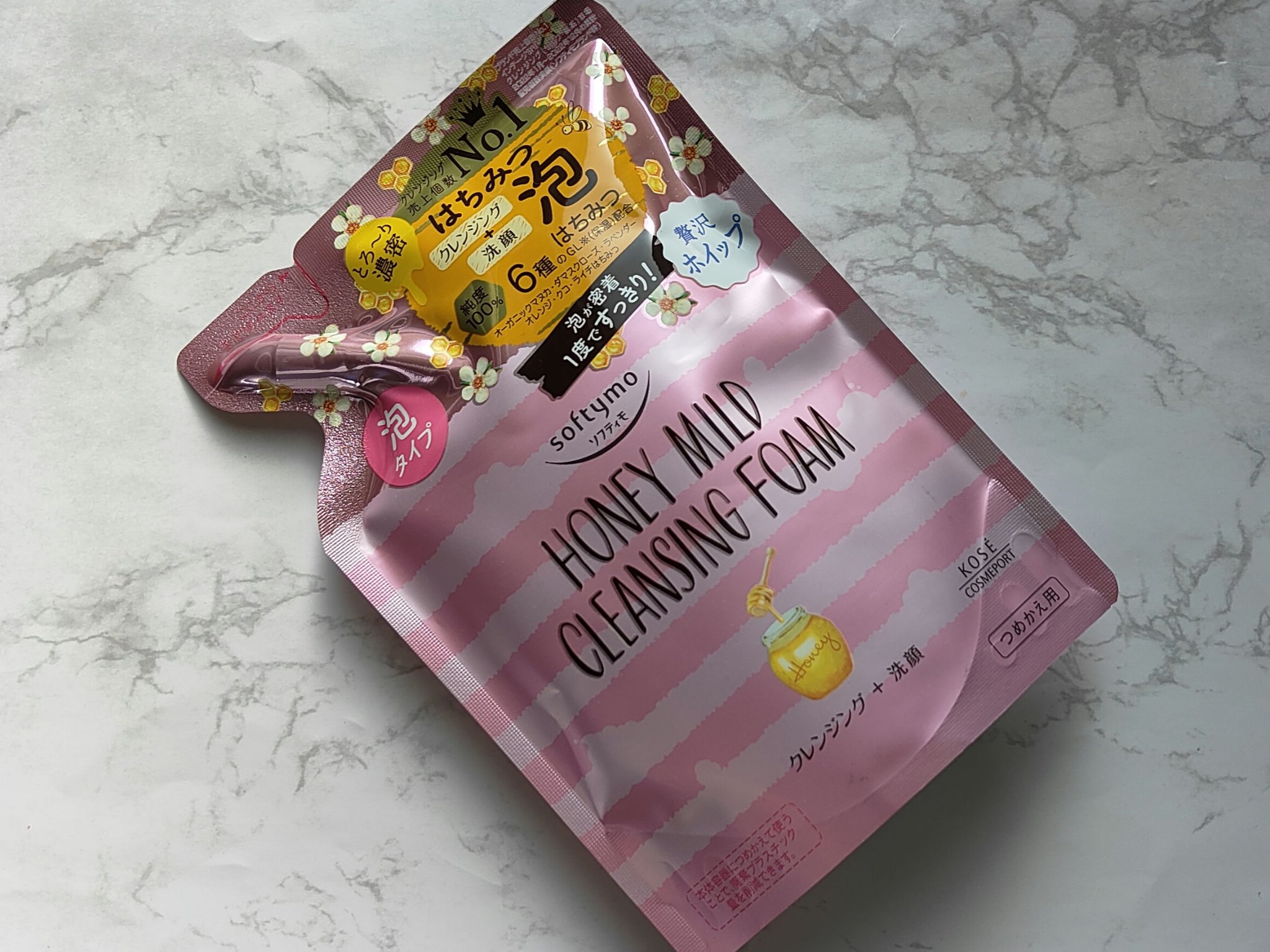 ソフティモ クレンジングフォーム(ハニーマイルド)のクチコミ「【購入商品】
ソフティモ クレンジングフォームハニーマイルド つめかえ170ml

【商品の特.....」（1枚目）