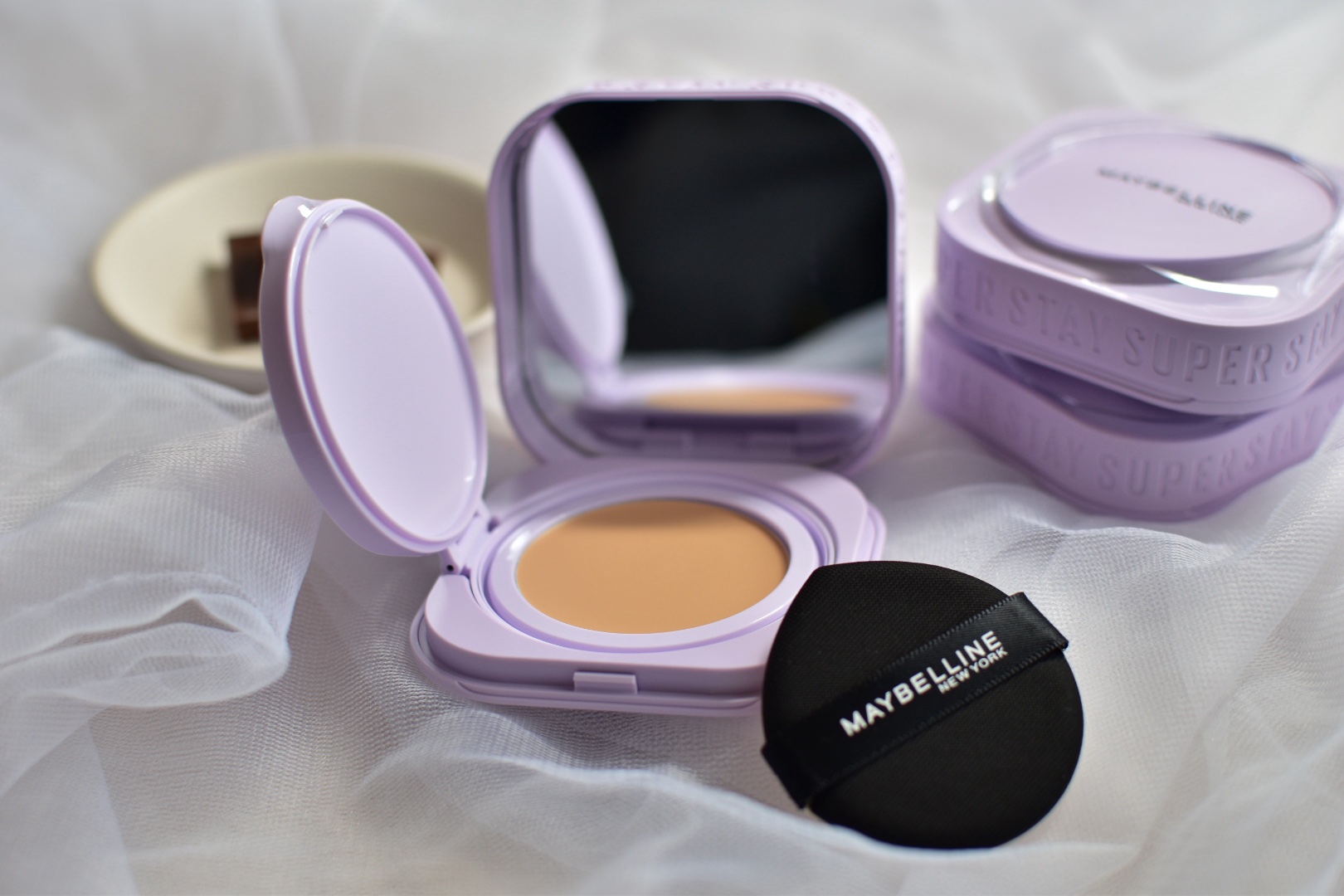 SPステイ クリームパクト ファンデーション/MAYBELLINE NEW YORK/クリーム・エマルジョンファンデーションを使ったクチコミ（2枚目）