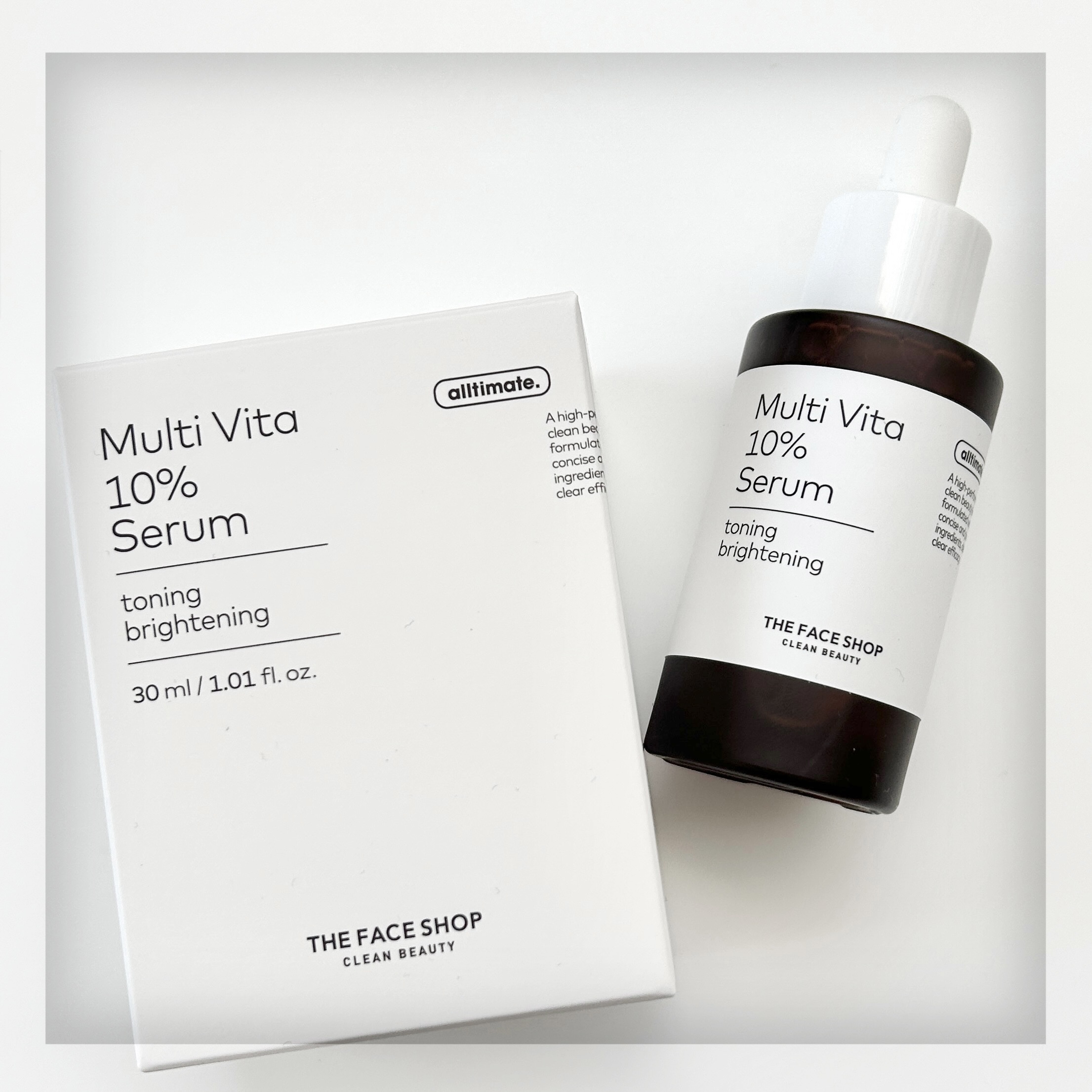 オールティメット マルチビタ10%セラム/THE FACE SHOP/美容液を使ったクチコミ（1枚目）