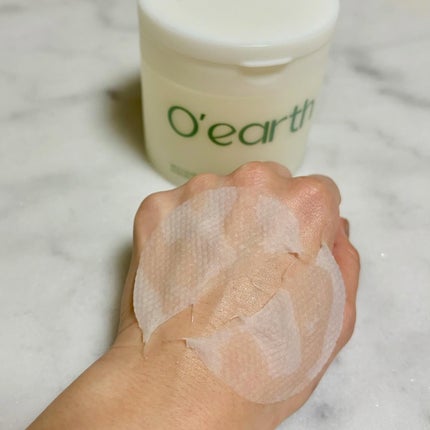 ズボラコスメヲタクちゃん on LIPS 「\O'earthタンポポカーミングトナーパッド/ヴィーガン素材..」(6枚目)