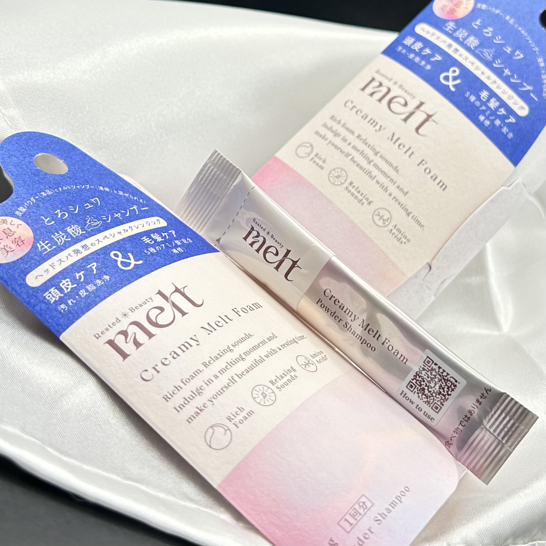 メルト クリーミーメルトフォーム 1g×1包/melt/市販シャンプーを使ったクチコミ（1枚目）