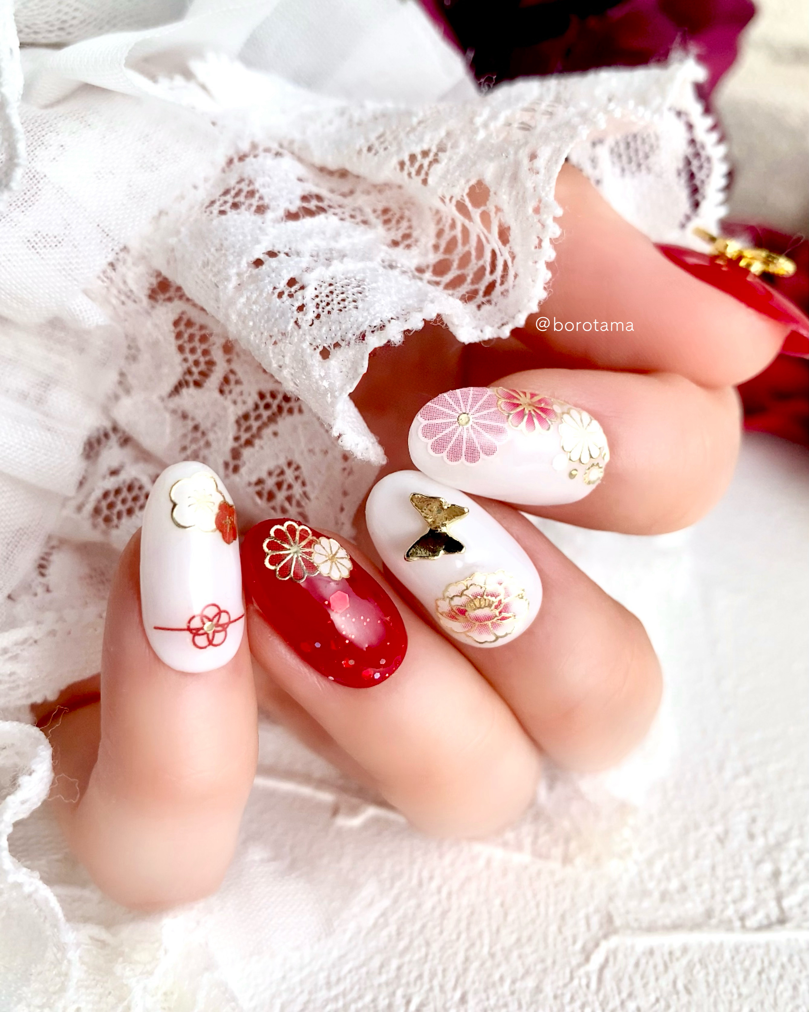 ネイルシール/キャンドゥ/ネイルシールを使ったクチコミ（2枚目）