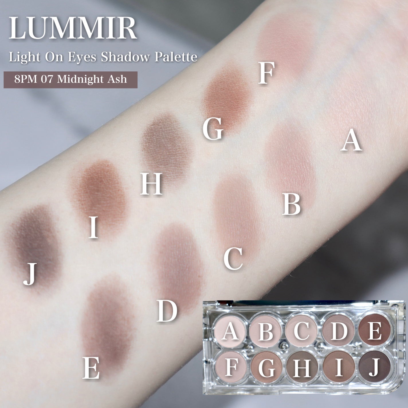 ライトオンアイズシャドウパレット/ルミル/アイシャドウパレットを使ったクチコミ(3枚目)