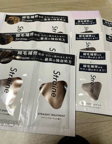 ストレートシャンプー/ストレートトリートメント ホワイトブロッサムの香り/Straine/市販シャンプーを使ったクチコミ(2枚目)