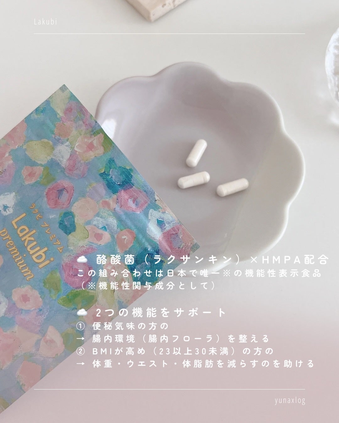 Lakubi(ラクビ)/NICORIO(ニコリオ)/健康サプリメントを使ったクチコミ(3枚目)