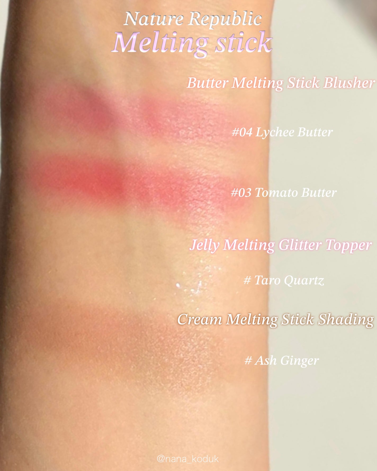 ゼリーメルティンググリッタートッパー/ネイチャーリパブリック/チークを使ったクチコミ(3枚目)