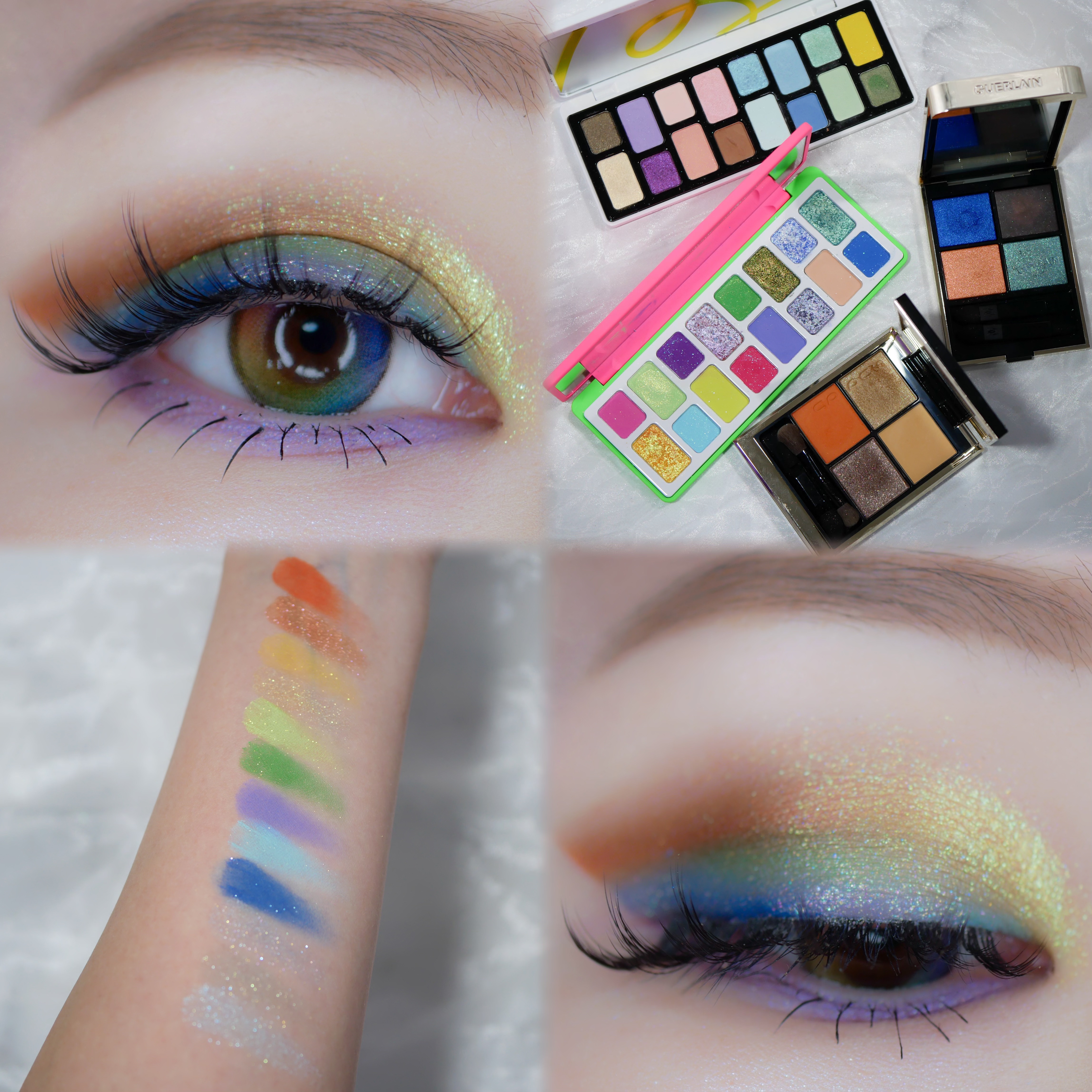 16-Color Natural Star Eye Shadow Palette/CHEERYEP/アイシャドウパレットを使ったクチコミ（1枚目）