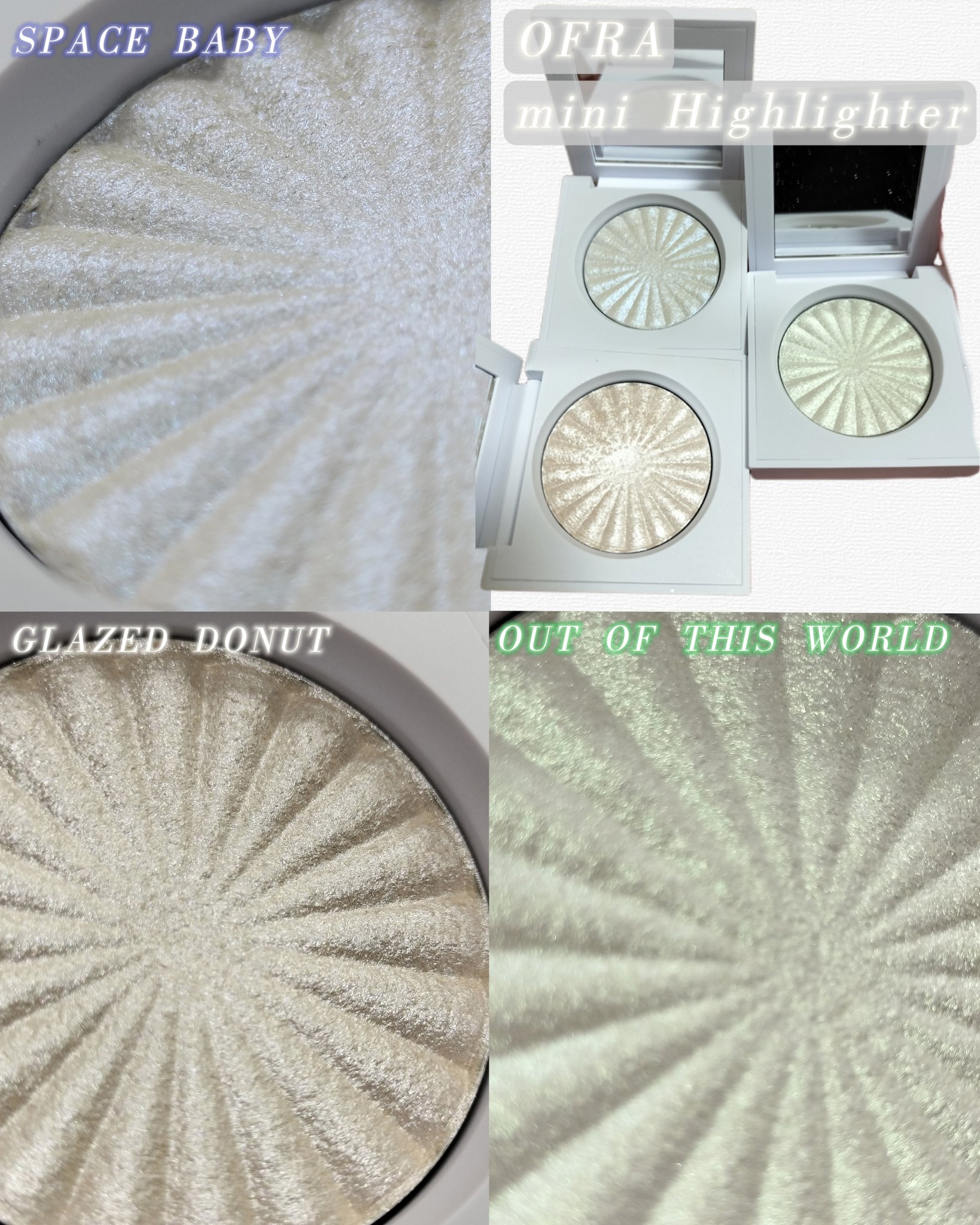 OFRA mini Highlighter/Ofra Cosmetics/パウダーハイライトを使ったクチコミ（2枚目）