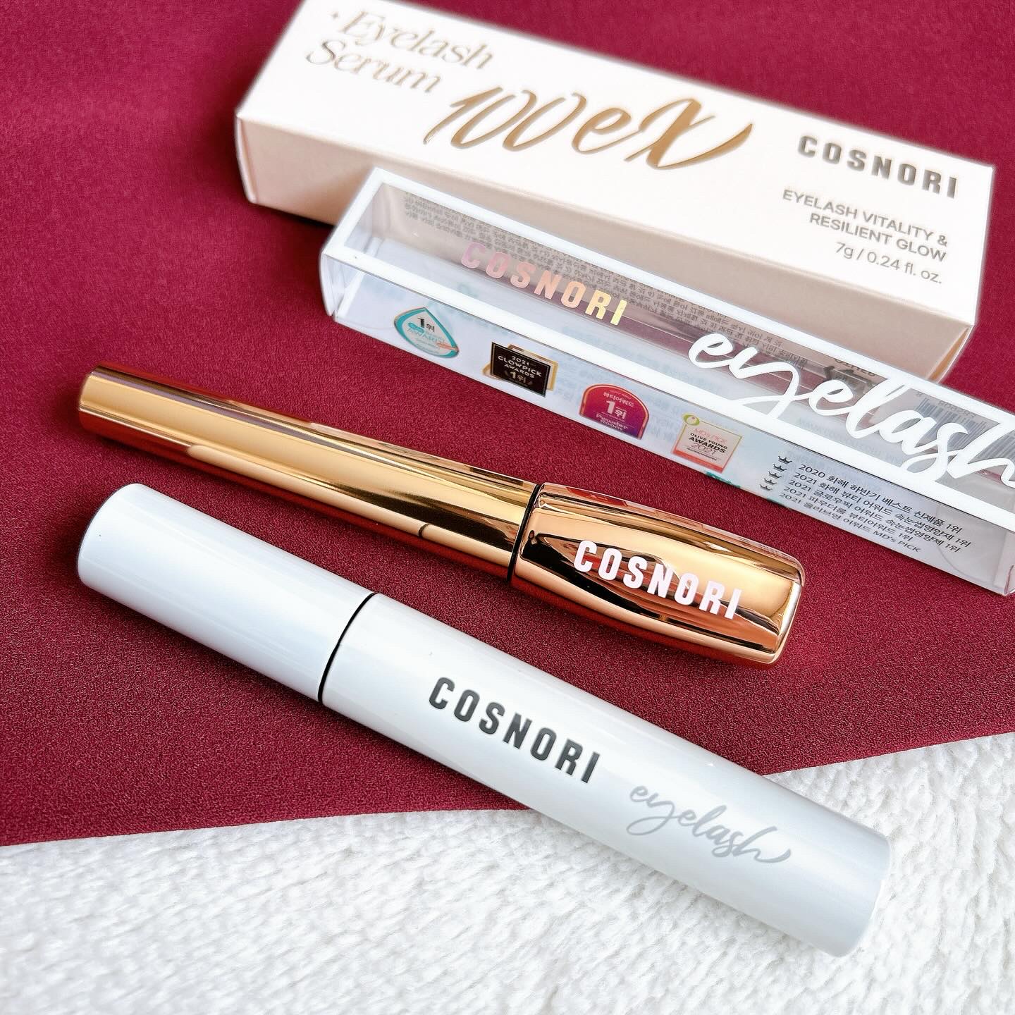 ロングアクティブアイラッシュセラム/COSNORI/まつげ美容液を使ったクチコミ（1枚目）