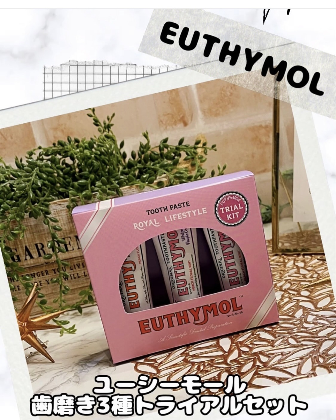 ホワイトニング美白歯磨き粉/EUTHYMOL/歯磨き粉を使ったクチコミ（1枚目）