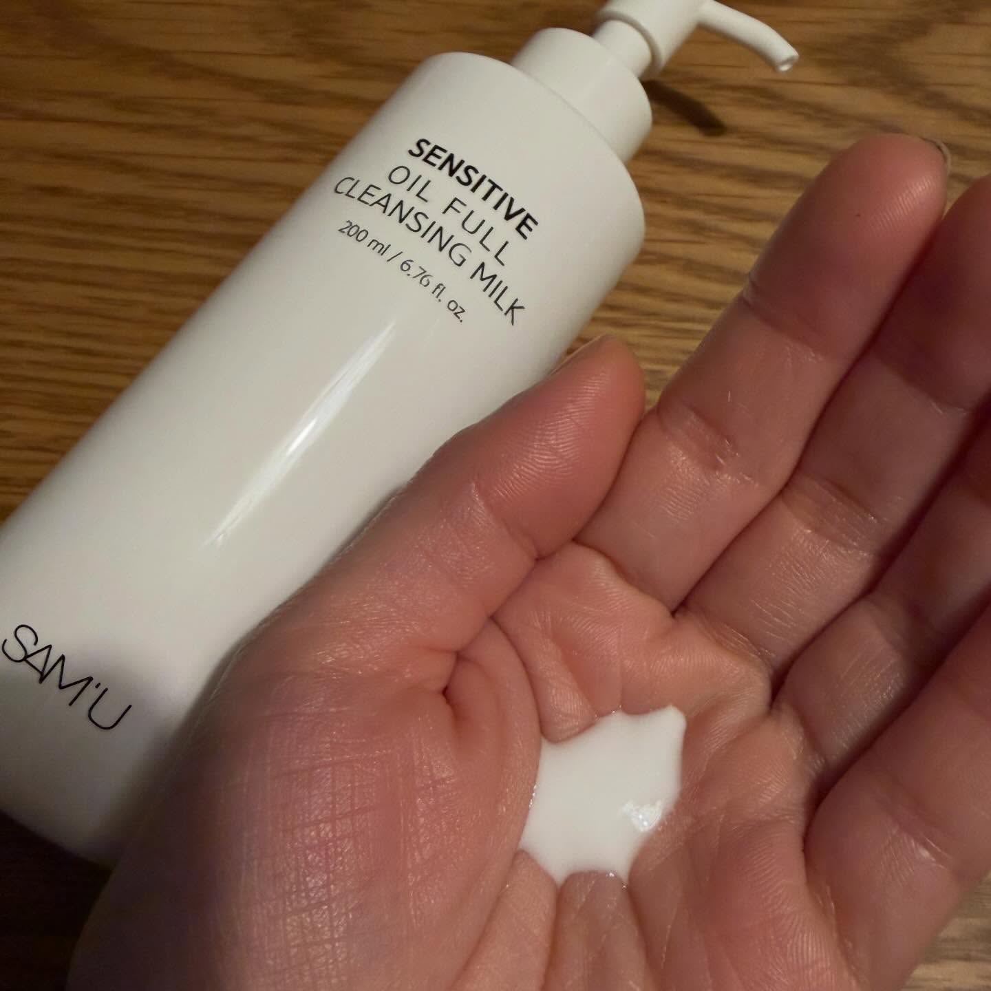 センシティブオイルフルクレンジングミルク/SAM'U/ミルククレンジングを使ったクチコミ（2枚目）
