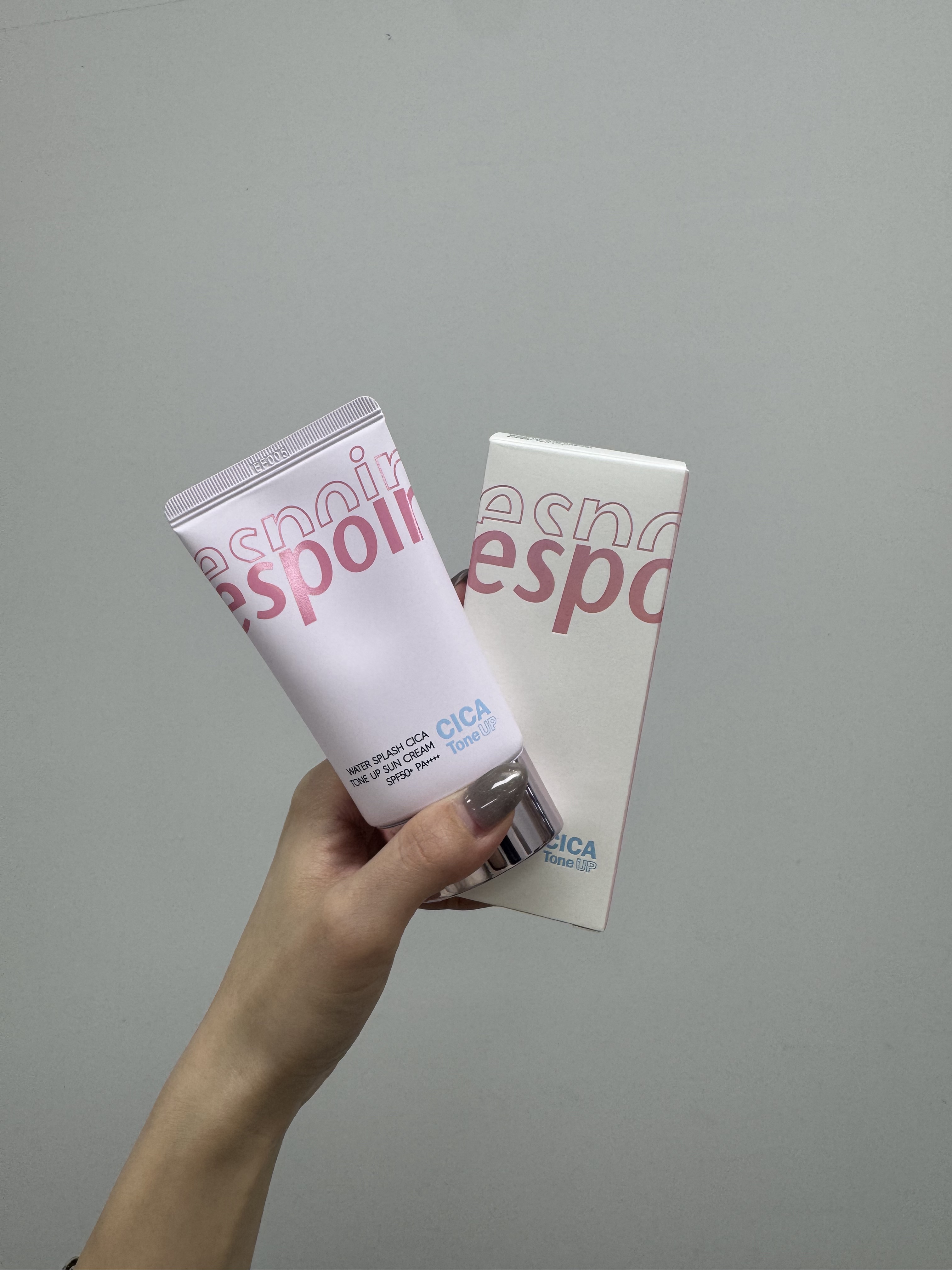 ウォータースプラッシュシカトーンアップクリーム/espoir/化粧下地を使ったクチコミ（1枚目）