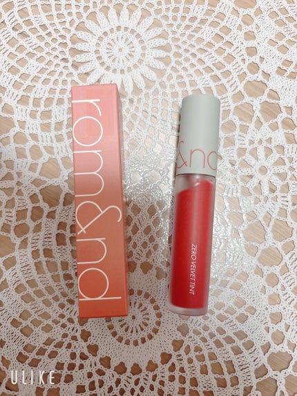 ゼロベルベットティント/rom&nd/リップティントを使ったクチコミ(1枚目)