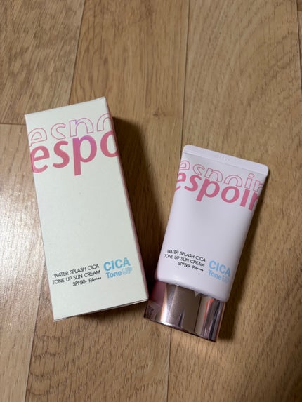 ウォータースプラッシュシカトーンアップクリーム/espoir/化粧下地を使ったクチコミ(5枚目)