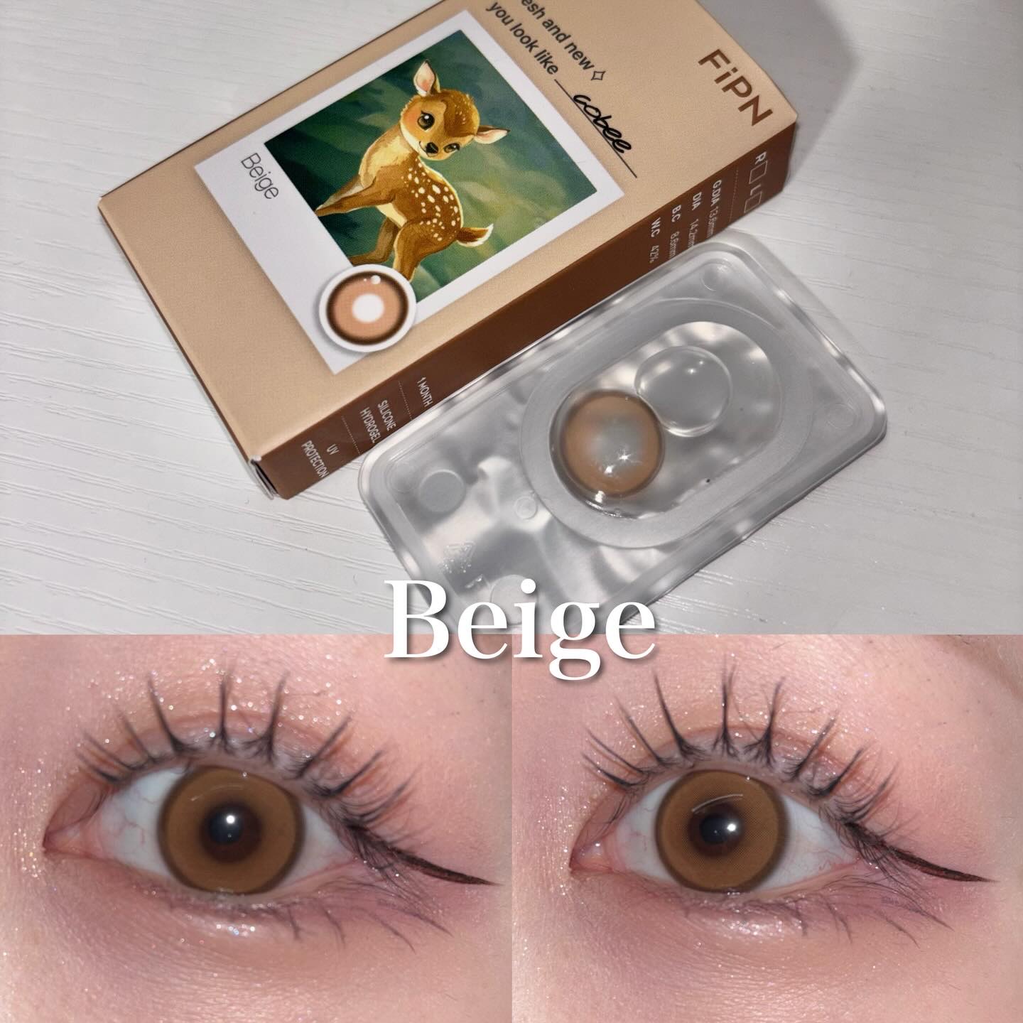 Cobee/myfipn/１ヶ月（１MONTH）カラコンを使ったクチコミ（3枚目）