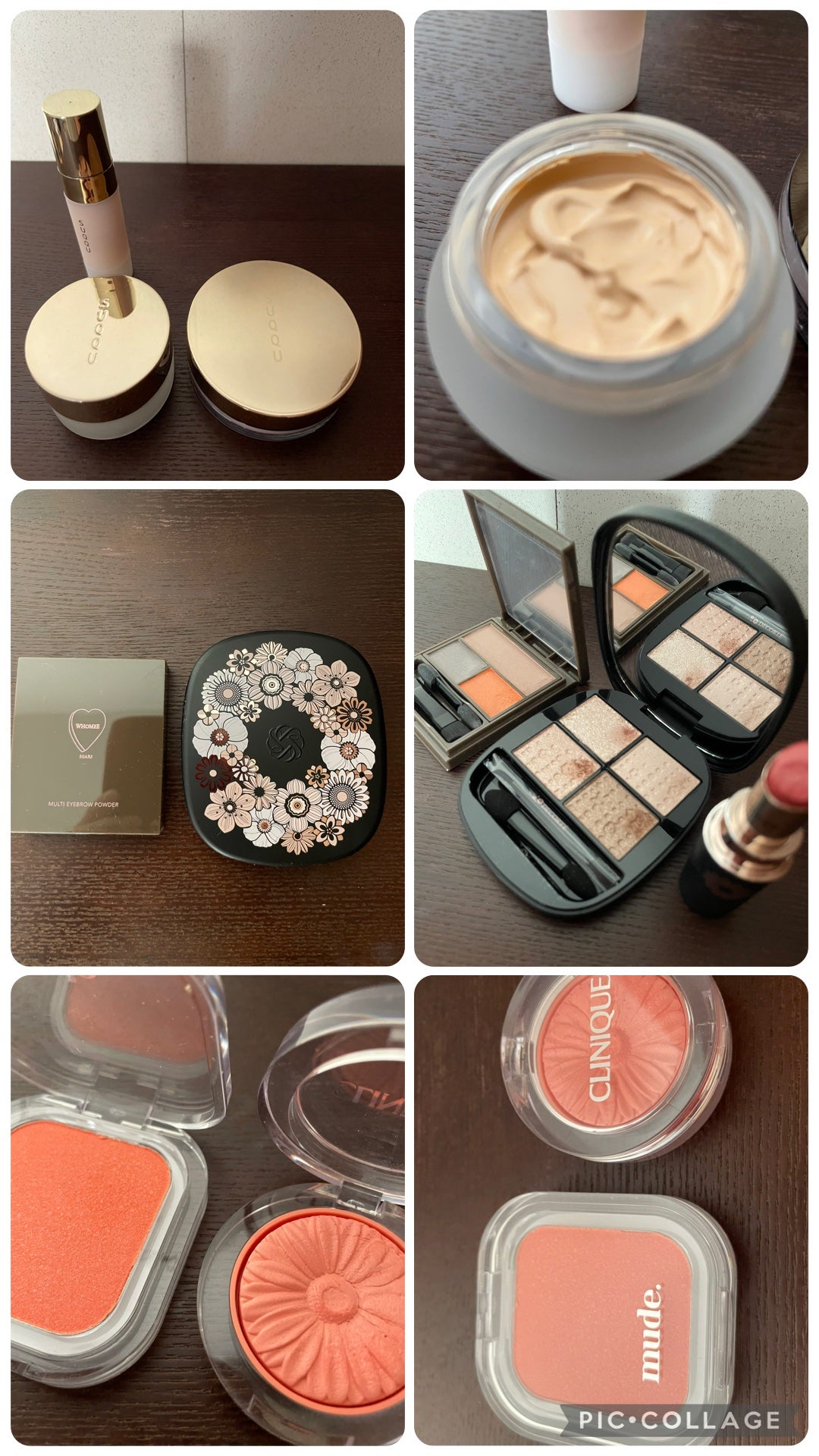 プランクトン on LIPS 「今日使った物コスデコのアイシャドウチークはクリニークと mu..」(1枚目)