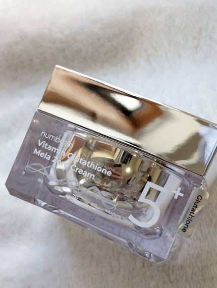 5番 白玉グルタチオンCメラゼロクリーム/numbuzin/フェイスクリームを使ったクチコミ(6枚目)