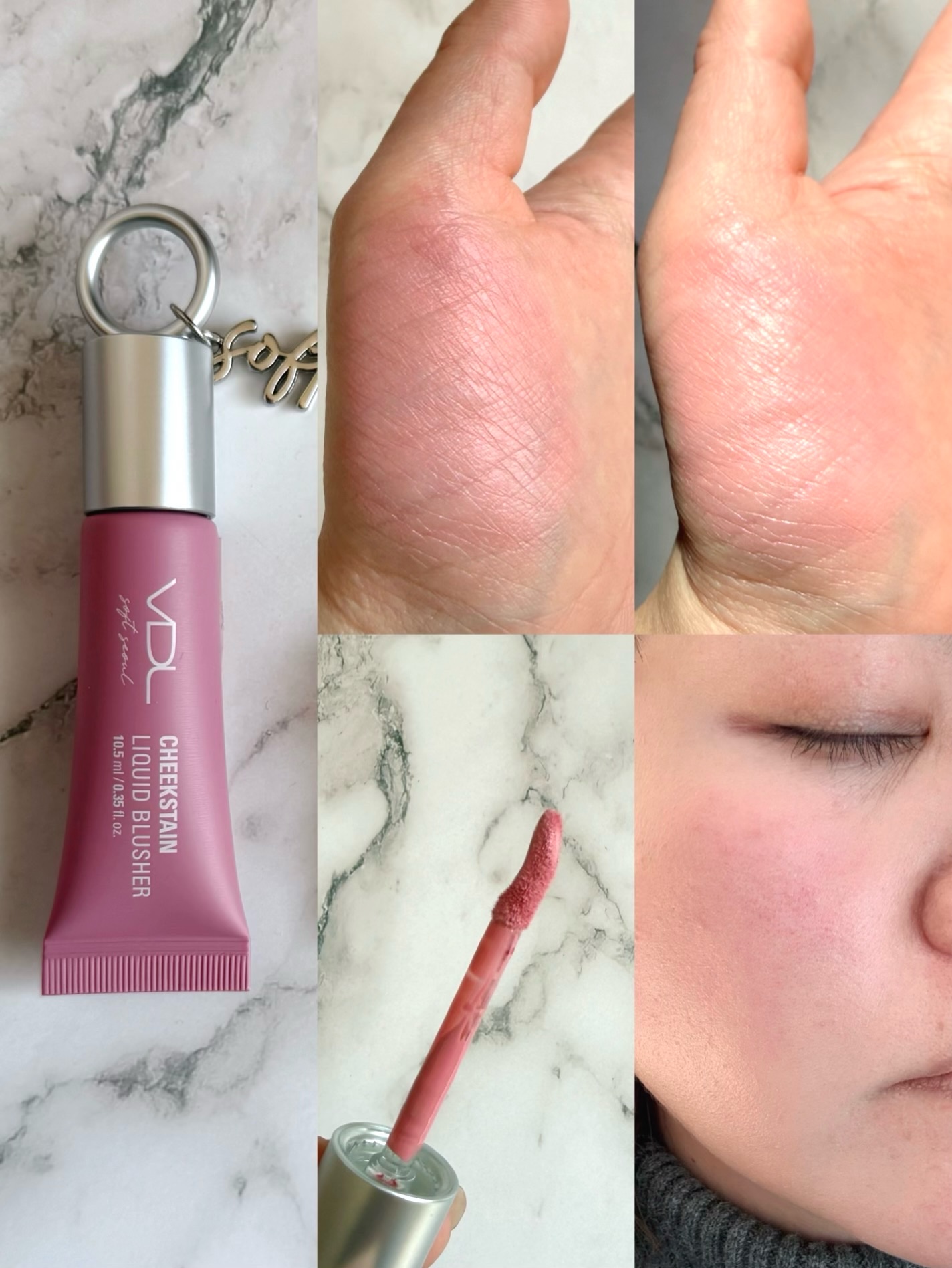 ＶＤＬ　チークステイン　リキッド　ブラッシャー 04　ディア　モーブ/VDL/リキッドチークを使ったクチコミ（3枚目）