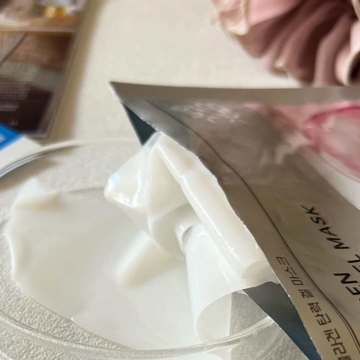 ブルバン コラーゲン ファーミング ゲルマスク/Bluban/シートマスク・パックを使ったクチコミ（2枚目）