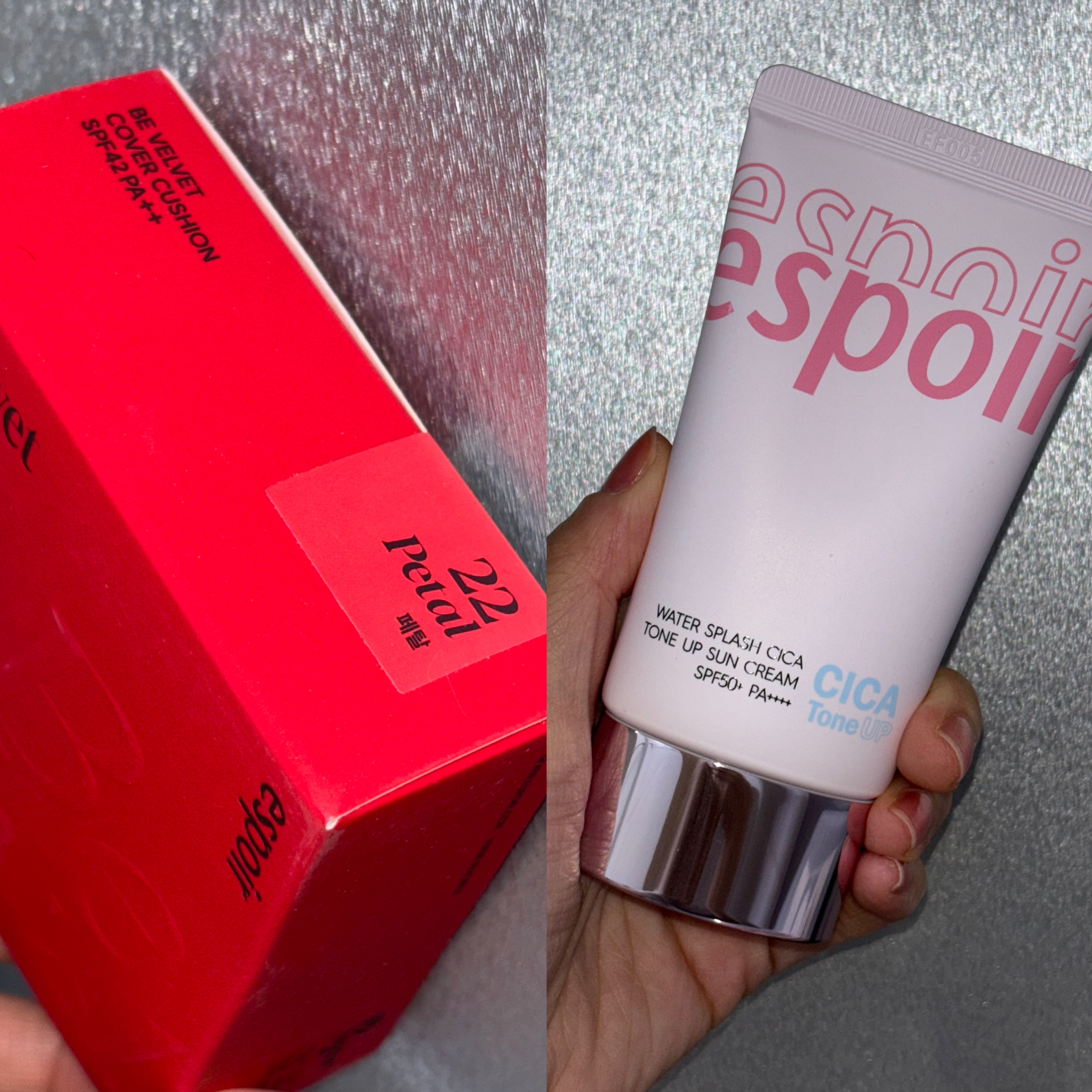 ウォータースプラッシュシカトーンアップクリーム/espoir/化粧下地を使ったクチコミ（1枚目）