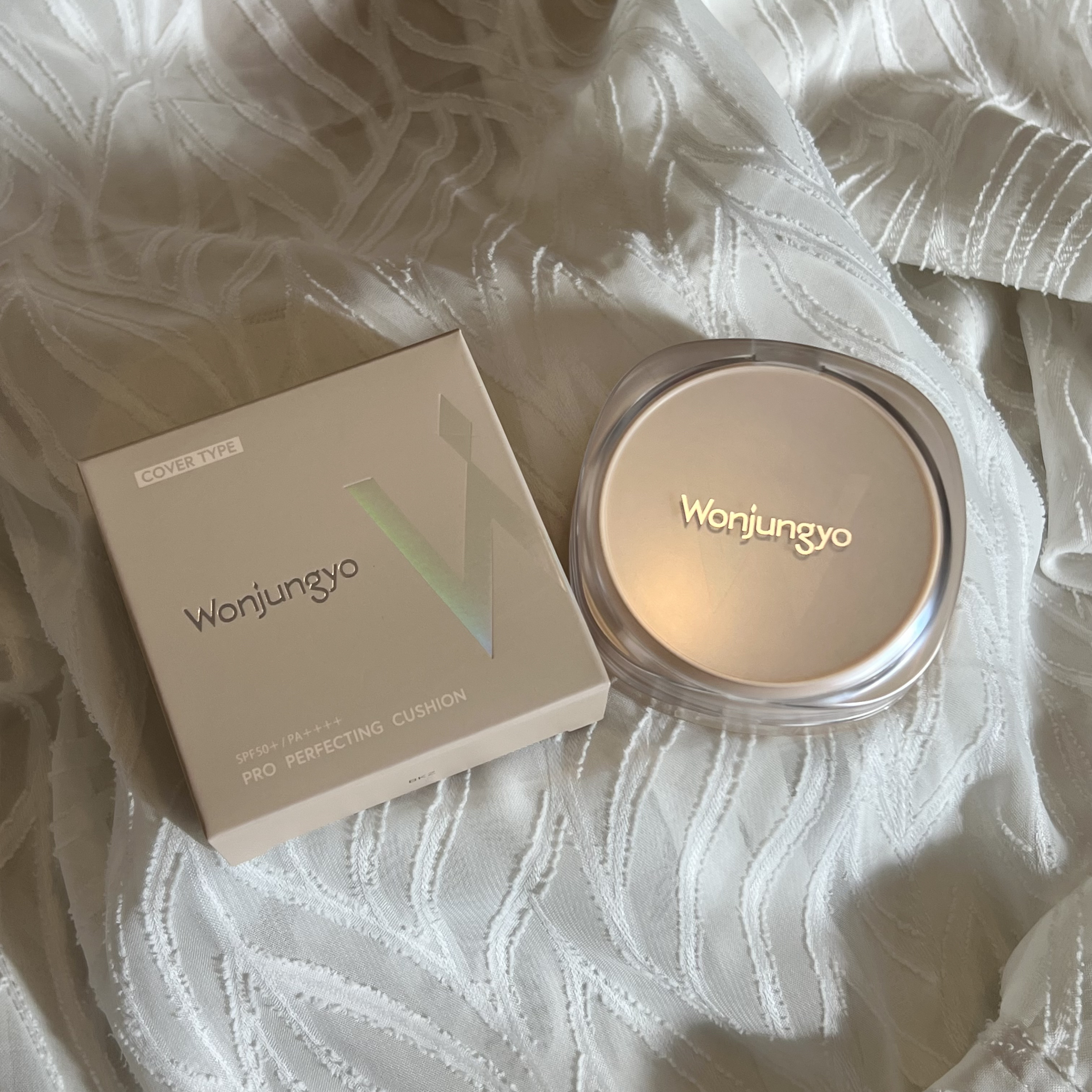 ウォンジョンヨ プロ パーフェクティングクッション カバー/Wonjungyo/クッションファンデーションを使ったクチコミ（1枚目）