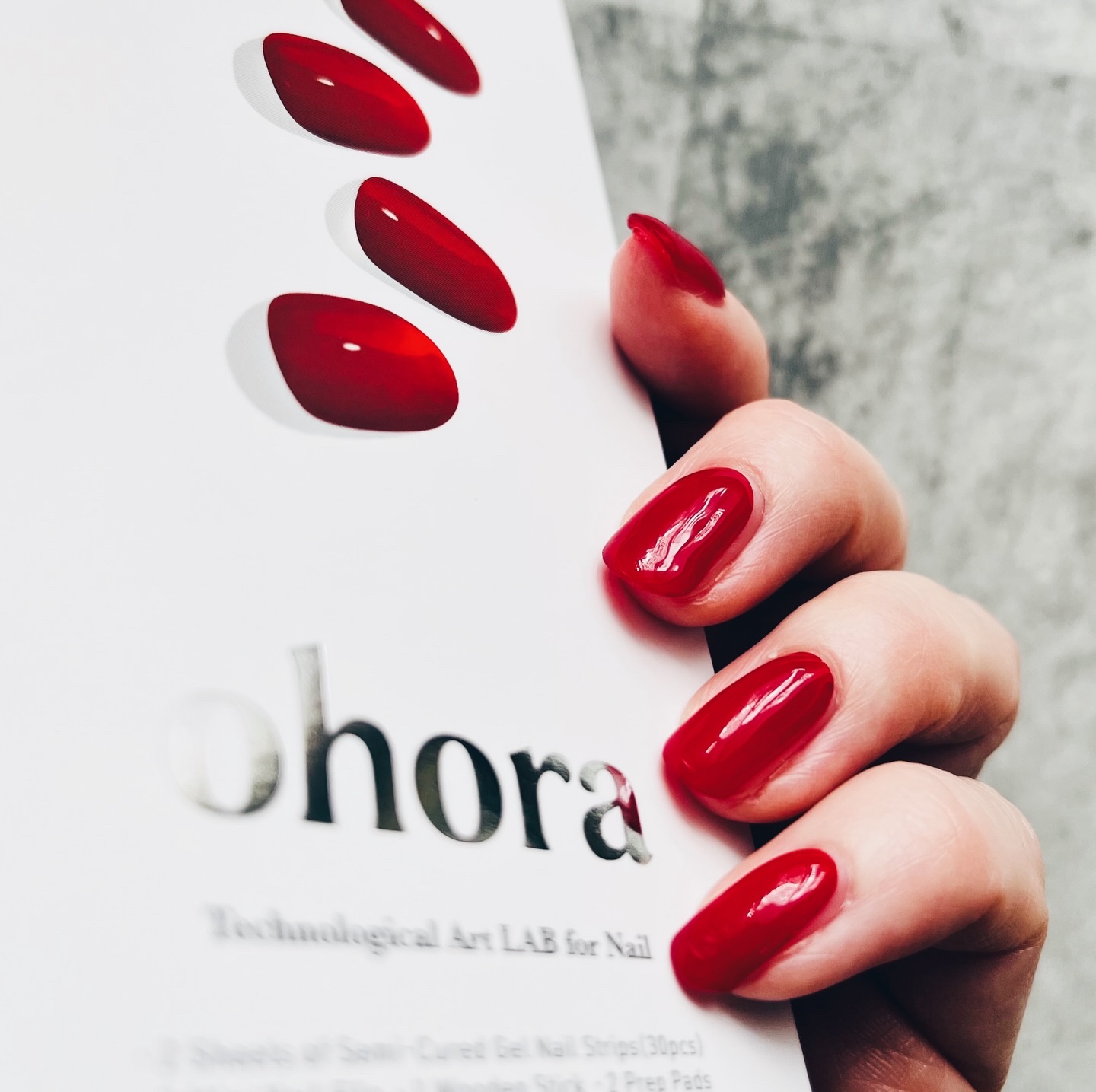 セミキュアジェルネイル（ハンド）/ohora/ネイルシールを使ったクチコミ（2枚目）