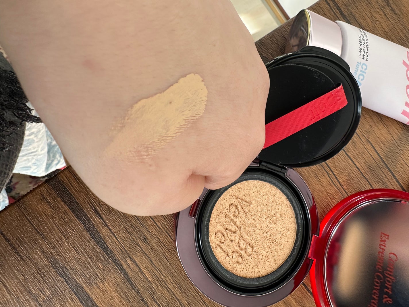 ウォータースプラッシュシカトーンアップクリーム/espoir/化粧下地を使ったクチコミ(4枚目)