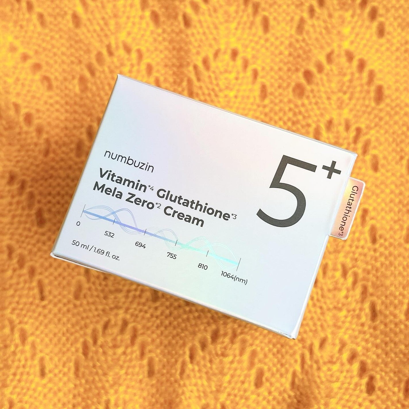 5番 白玉グルタチオンCメラゼロクリーム/numbuzin/フェイスクリームを使ったクチコミ(7枚目)