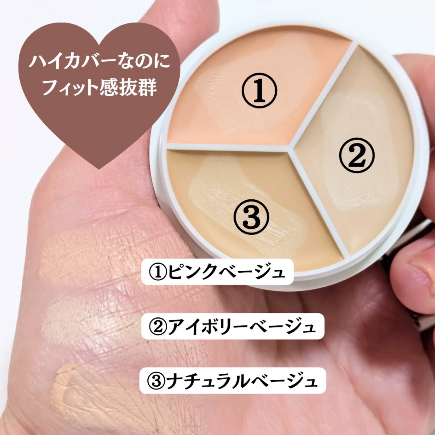 カバーアッププロコンシーラー/TFIT/パレットコンシーラーを使ったクチコミ（2枚目）