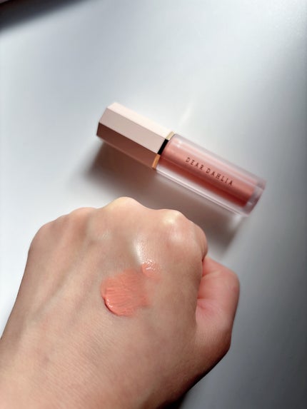 ペタルドロップリキッドブラッシャー フレッシュ(FLESH)/DEAR DAHLIA/リキッドチークを使ったクチコミ(3枚目)