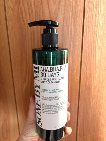 AHA·BHA·PHA 30デイズミラクルアクネボディクレンザー/SOME BY MI/ボディソープを使ったクチコミ(1枚目)