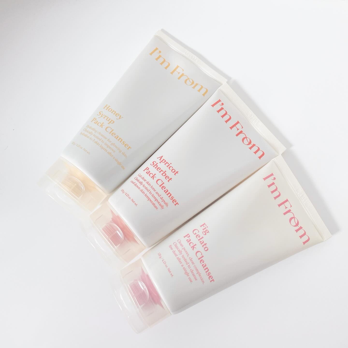 フィグジェラートパッククレンザー/I'm from/洗顔フォームを使ったクチコミ（2枚目）