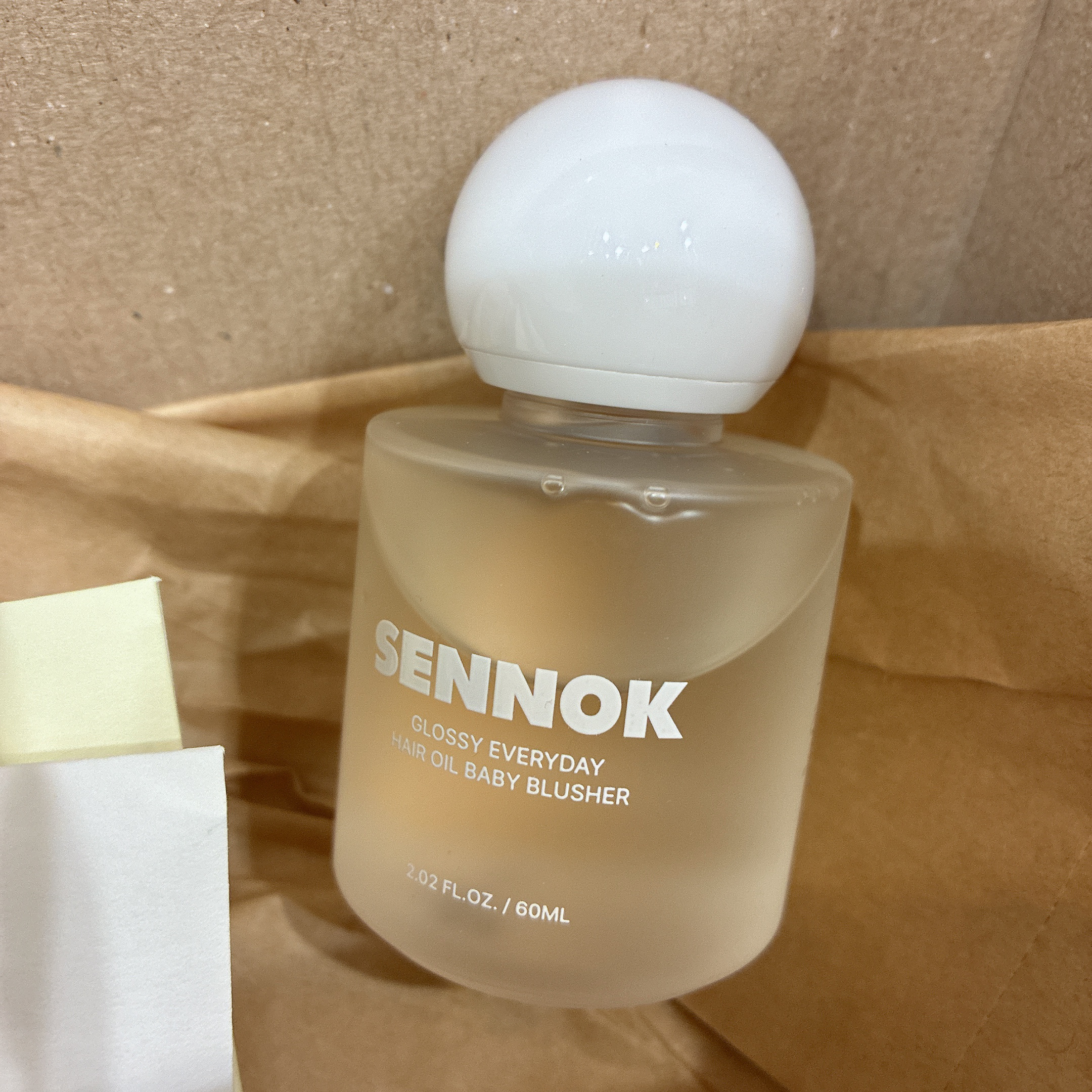 グロッシー エブリデー ヘアオイル ベビーブラッシャー/SENNOK/ヘアオイルを使ったクチコミ（1枚目）