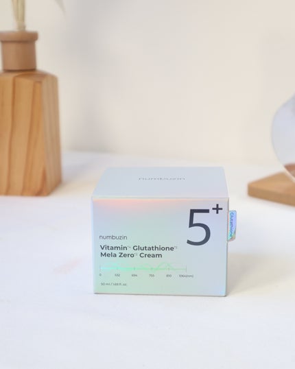 5番 白玉グルタチオンCメラゼロクリーム/numbuzin/フェイスクリームを使ったクチコミ(4枚目)